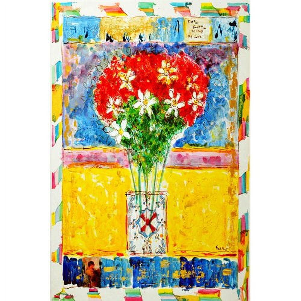 Marmont Hill "Beloved Bouquet Version 2" by Wayne Ensrud Painting Print on Canvas