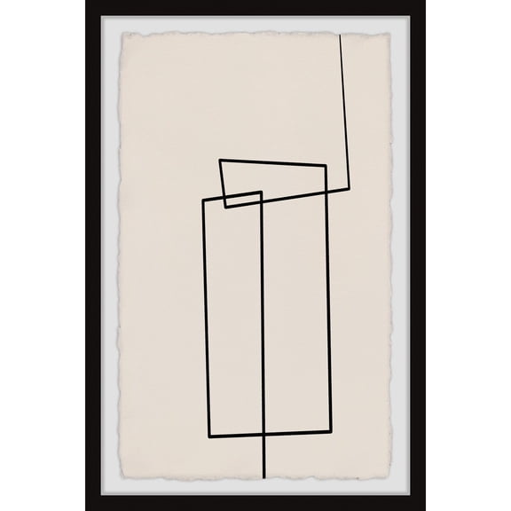 Marmont Hill Between the Lines Framed Painting Print