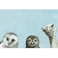 thumbnail image 1 of Marmont Hill Big Eyes in Blue Canvas Wall Art, 1 of 7