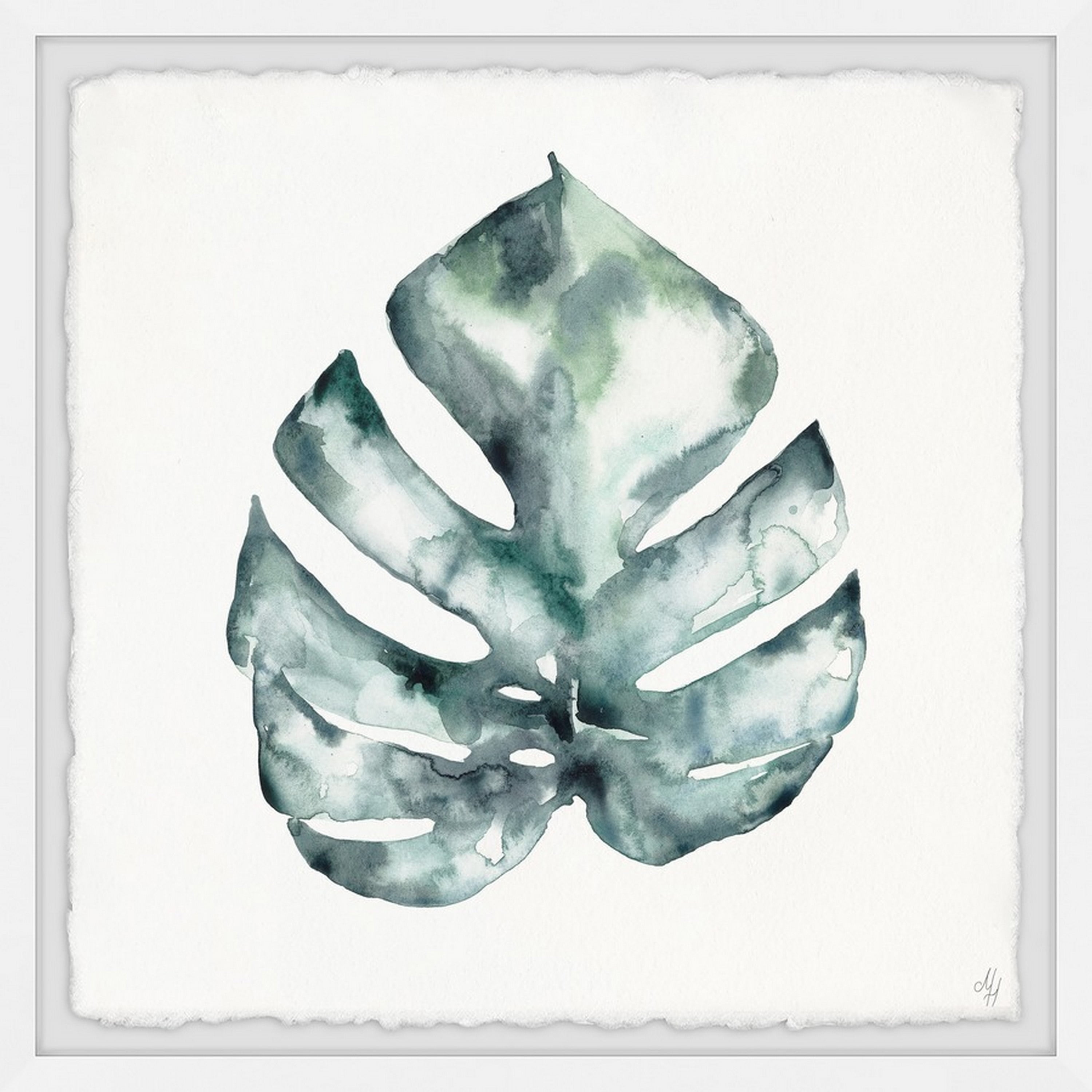 Marmont Hill Big Palm Leaf Framed Wall Art