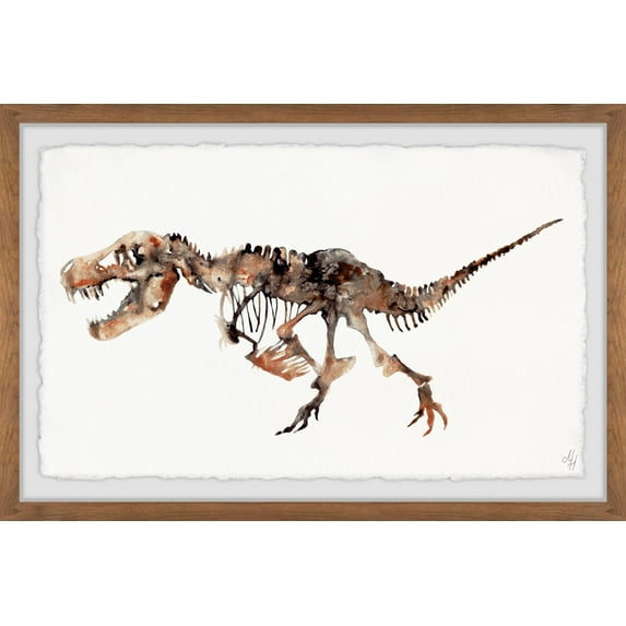 Marmont Hill Big T-Rex Skeleton Framed Wall Art
