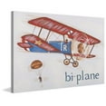 thumbnail image 1 of Marmont Hill "Biplane" by Reesa Qualia Painting Print on Wrapped Canvas, 1 of 5