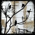 thumbnail image 1 of Marmont Hill "Bird Committee" by Vicki Butler Painting Print on White Wood, 1 of 7