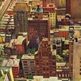 thumbnail image 1 of Marmont Hill "Bird's-Eye View of New York City" by John Falter Painting Print on Canvas, 1 of 7