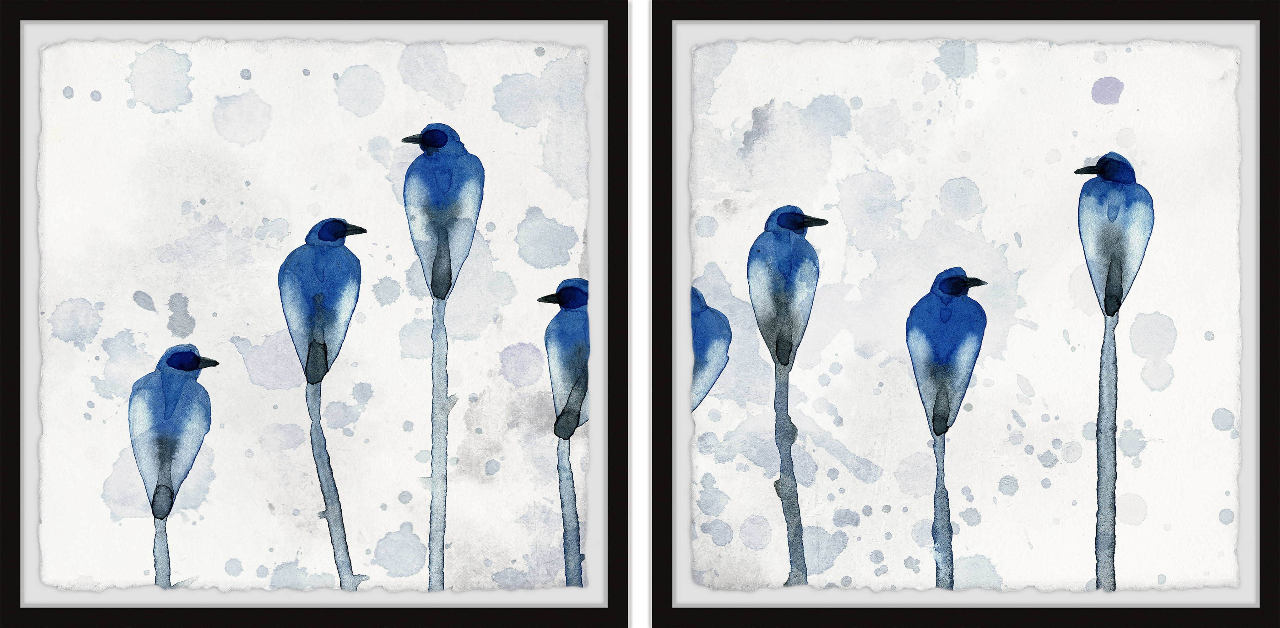 Marmont Hill Birds Framed Art Prints, Set of 2