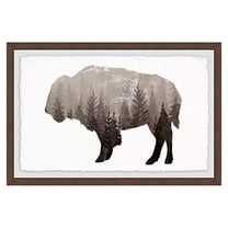 Marmont Hill Bison Territory Framed Painting Print