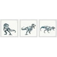 thumbnail image 1 of Marmont Hill Bite and Fight T-Rex Triptych, 1 of 6