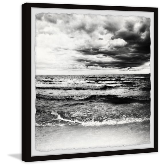 Marmont Hill Black Clouds Framed Painting Print