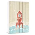 thumbnail image 1 of Marmont Hill - "Blast Off" Painting Print on White Wood, 1 of 5