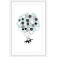 thumbnail image 1 of Marmont Hill "Blue Balloon Moose" by Katarina Snygg Framed Painting Print, 1 of 2