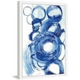thumbnail image 1 of Marmont Hill "Blue Circle Study II" Framed Painting Print, 1 of 5