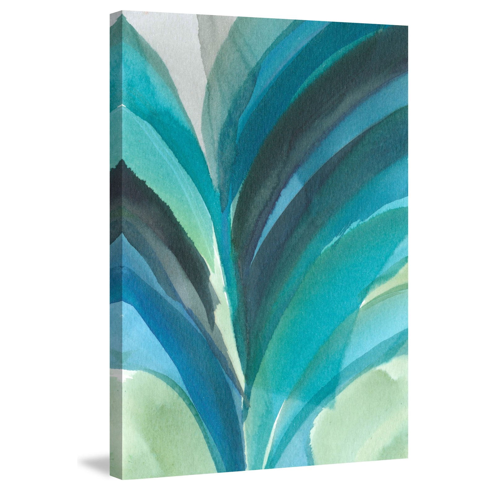 Marmont Hill "Blue Explosion" Painting Print on Wrapped Canvas