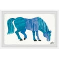 thumbnail image 1 of Marmont Hill Blue Horse by Eric Carle Framed Wall Art, 1 of 6