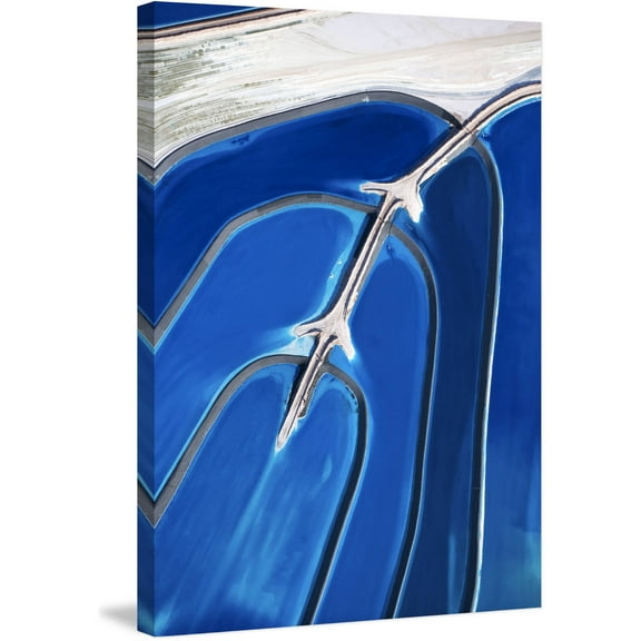 Marmont Hill "Blue Lagoons" Painting Print on Wrapped Canvas