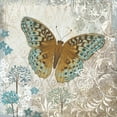 thumbnail image 1 of Marmont Hill "Blue Linen Butterfly" Painting Print on Canvas, 1 of 7