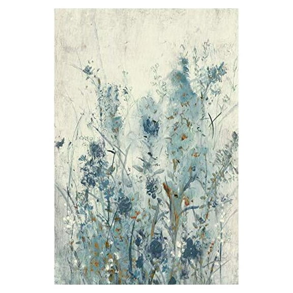 Marmont Hill Blue Spring II Painting Print on Wrapped Canvas