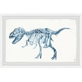 thumbnail image 1 of Marmont Hill Blue T-Rex Skeleton Framed Wall Art, 1 of 6