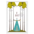 thumbnail image 1 of Marmont Hill Blue Teepee 12-Inch x 18-Inch Framed Wall Art, 1 of 4