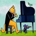 thumbnail image 1 of Marmont Hill "Bluebird Concerto" by Janet Nelson Painting Print on Wrapped Canvas, 1 of 5