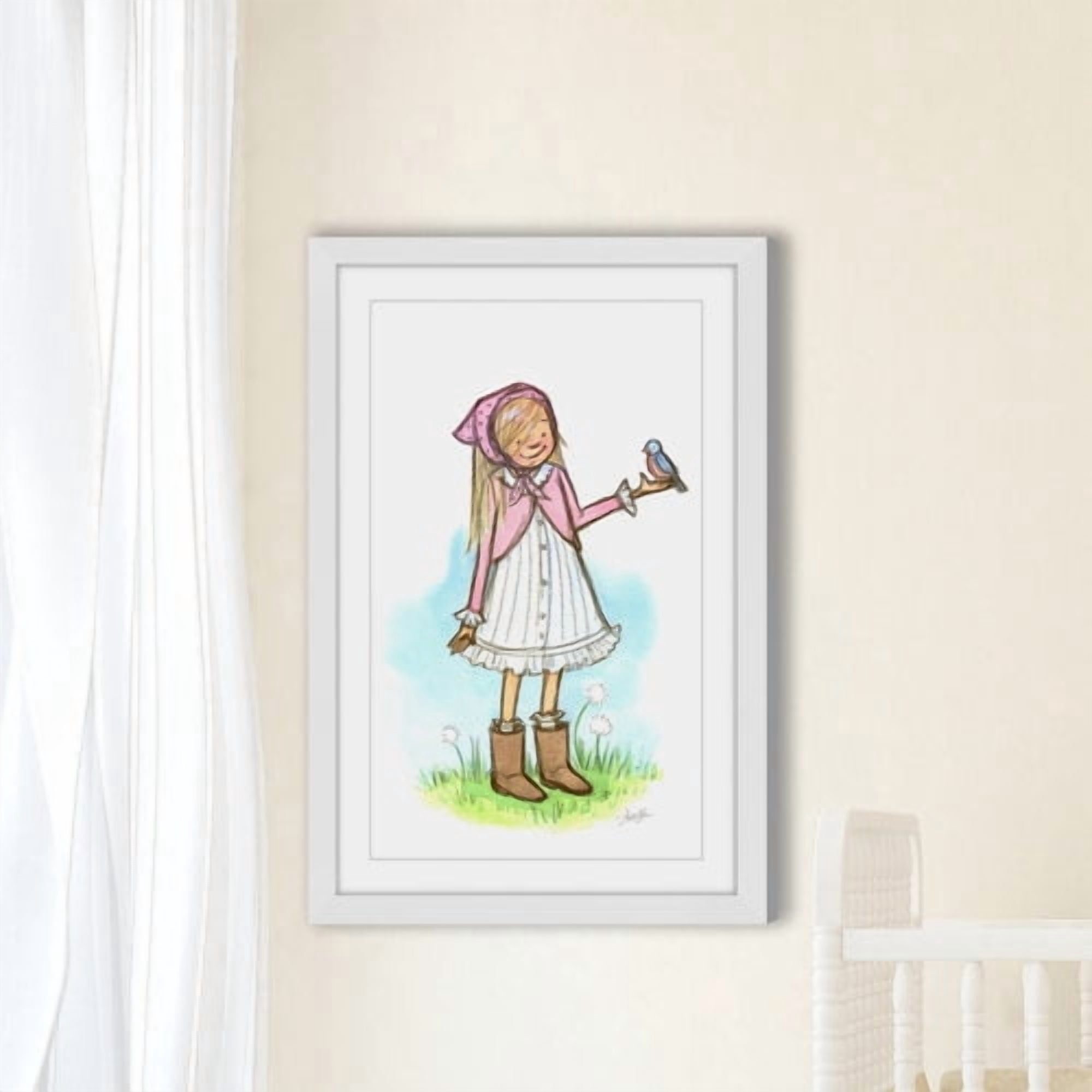 Marmont Hill "Bluebird" Framed Painting Art Print