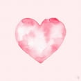 thumbnail image 1 of Marmont Hill Blurry Heart Canvas Wall Art, 1 of 7
