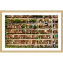 Marmont Hill "Bo x cars" By Karolis Janulis Framed Painting Art Print, 18.0" x 1.5"