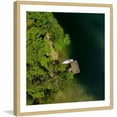 thumbnail image 1 of Marmont Hill "Boat Dock" by Karolis Janulis Framed Painting Print, 1 of 6