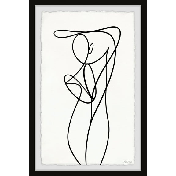 Marmont Hill Body Outline Framed Wall Art