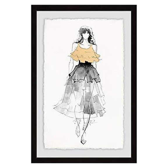 Marmont Hill Bohemian Fashionista Framed Painting Print
