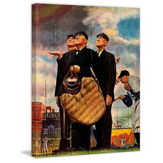 Marmont Hill Bottom of the Sixth by Norman Rockwell Painting Print on Canvas