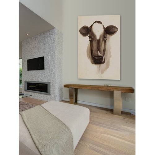 Marmont Hill Bovine Stare II Painting Wall Art Print