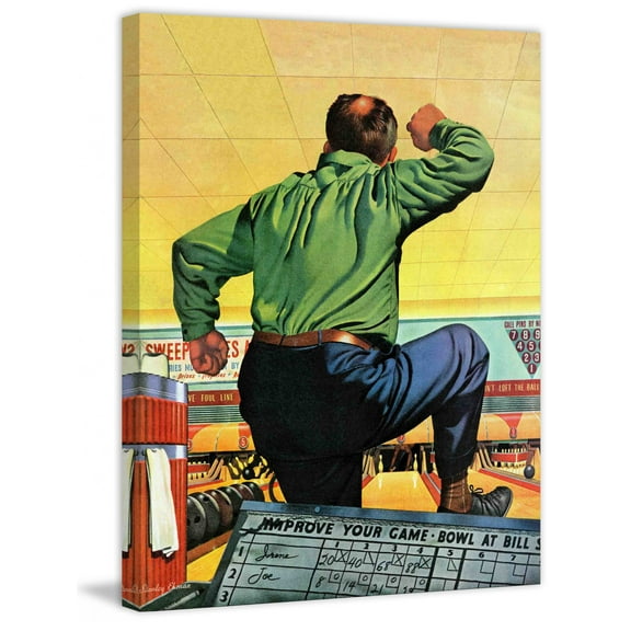 Marmont Hill Bowling a Split by Stan Ekman Painting Print on Canvas