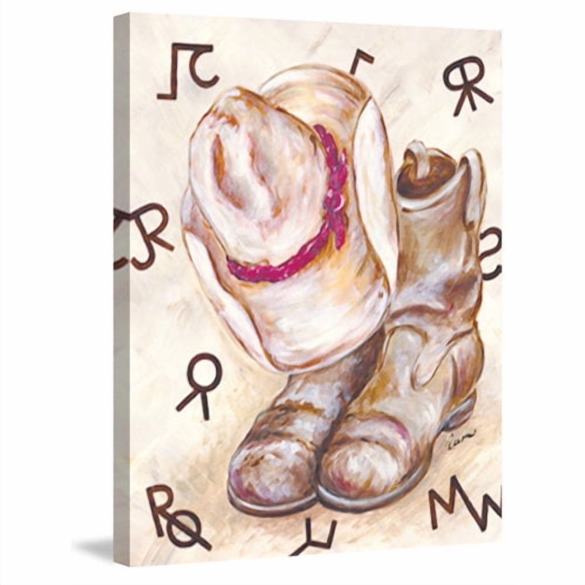 Marmont Hill "Branding" by Reesa Qualia Painting Print on Wrapped Canvas
