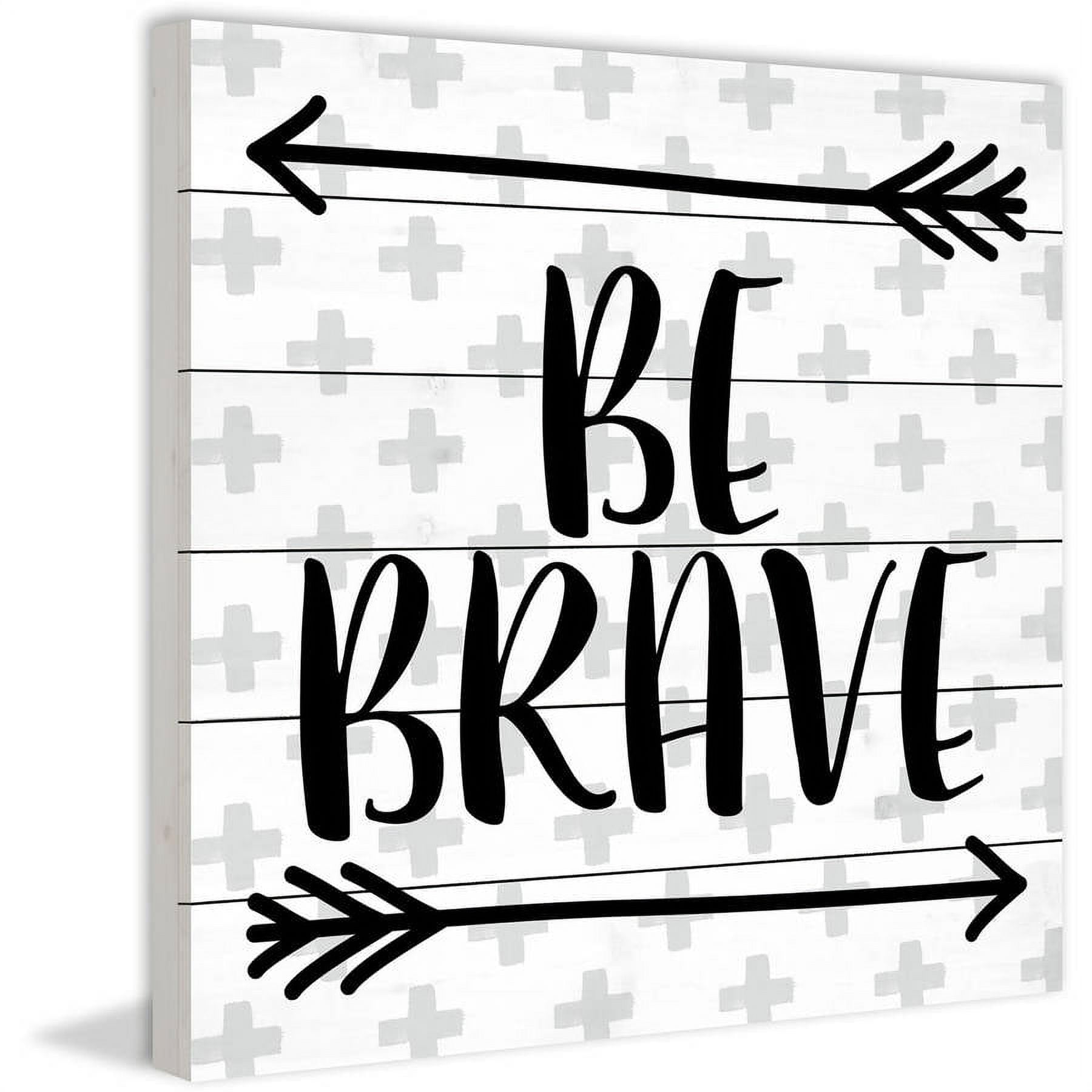 Marmont Hill "Brave Arrows" by Diana Alcala Painting Print on White Wood