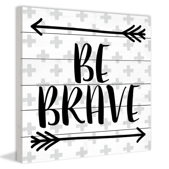 Marmont Hill "Brave Arrows" by Diana Alcala Painting Print on White Wood