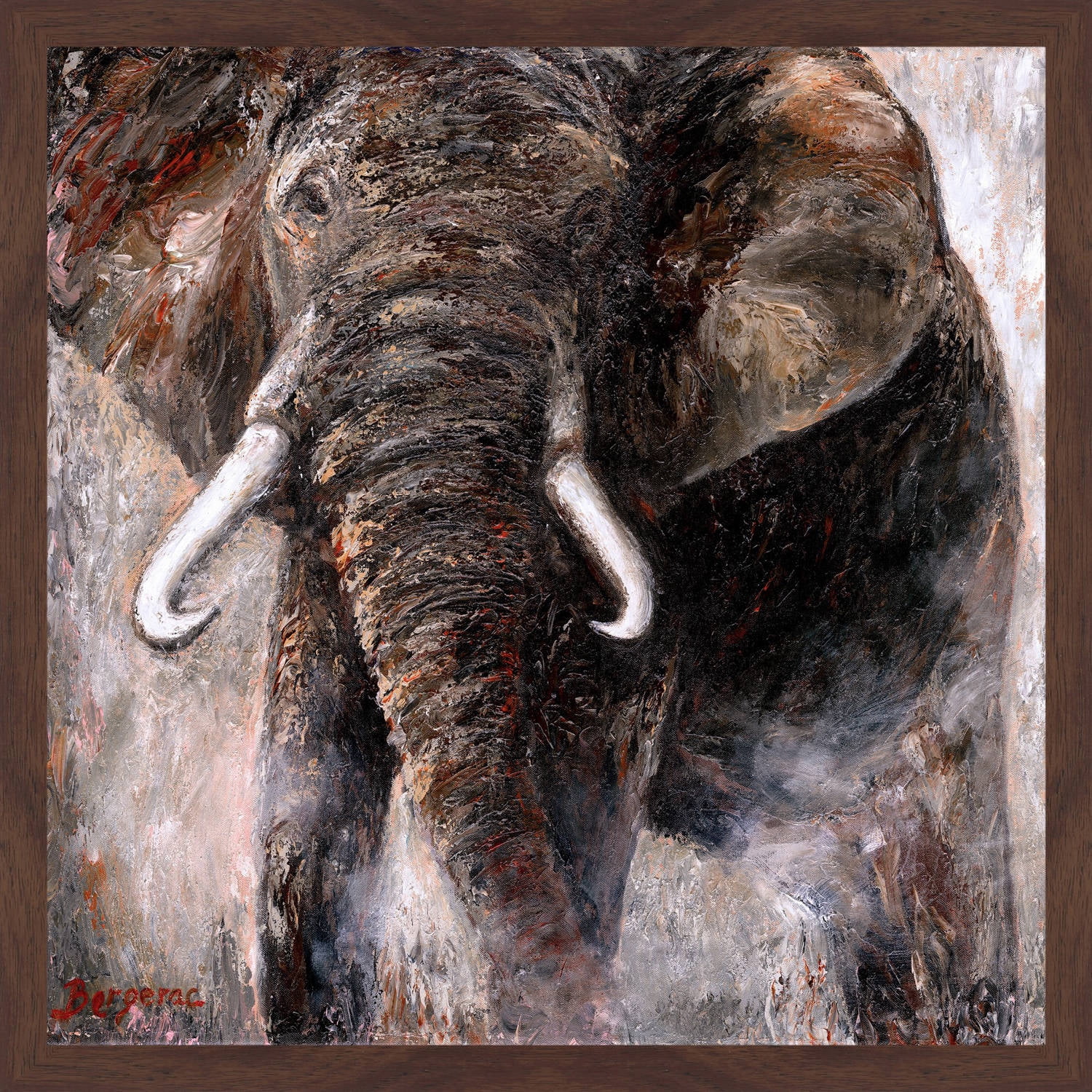 Marmont Hill "Brave" by Bergerac Framed Painting Print