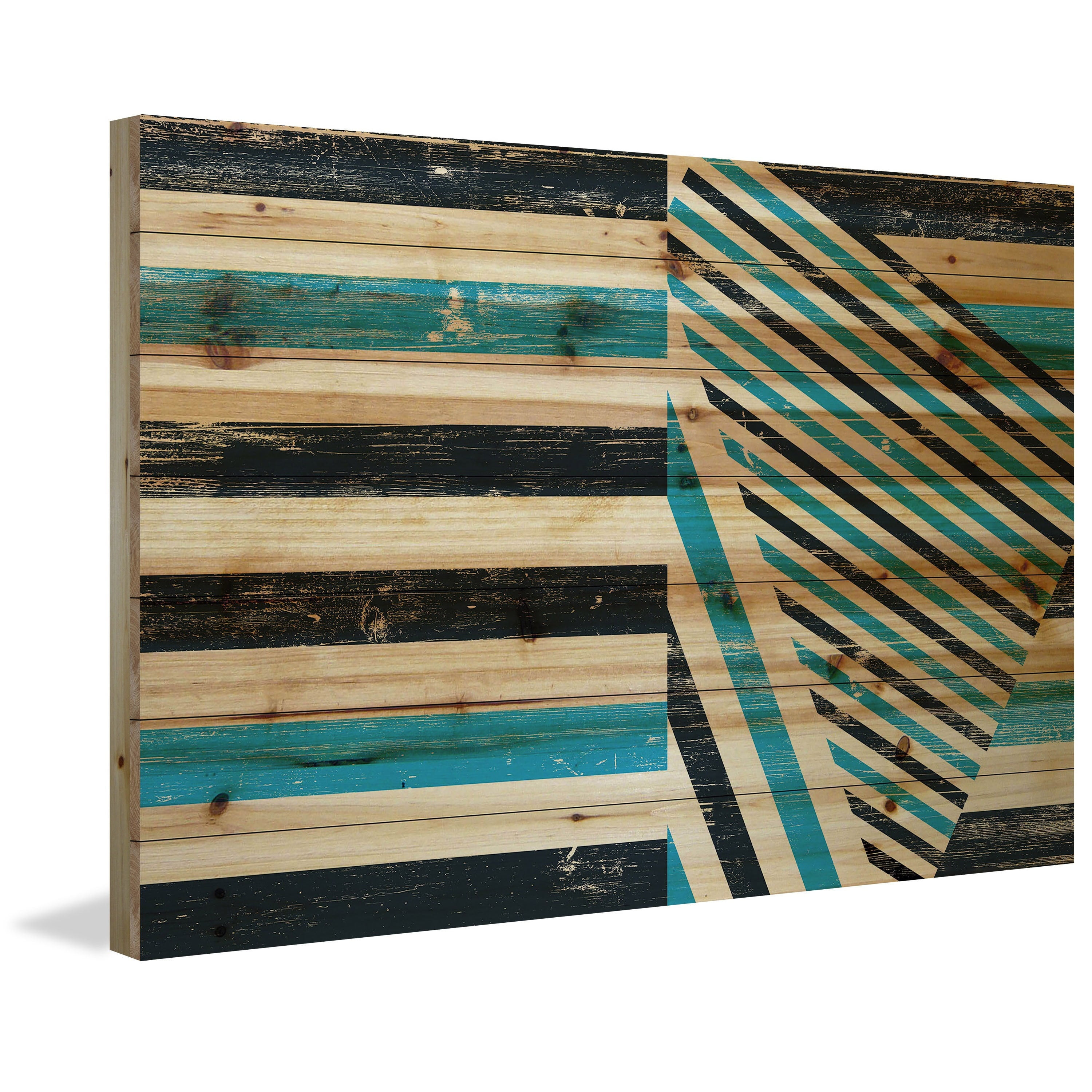 Marmont Hill - "Breaking Out" Painting Art Print on Natural Pine Wood
