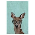 thumbnail image 1 of Marmont Hill Brown Hippie Deer II Wall Art, 1 of 6