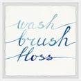 thumbnail image 1 of Marmont Hill Brush and Floss Framed Wall Art, 12" x 12", 1 of 6
