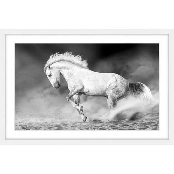 Marmont Hill "Bucking Bronco" Framed Painting Print