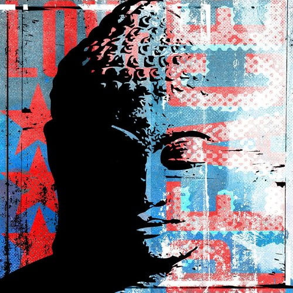 Marmont Hill "Buddha Graffiti" by Rick Martin Painting Print on Wrapped Canvas