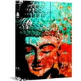 thumbnail image 1 of Marmont Hill "Buddha Green Red" by Rick Martin Painting Print on Wrapped Canvas, 1 of 5