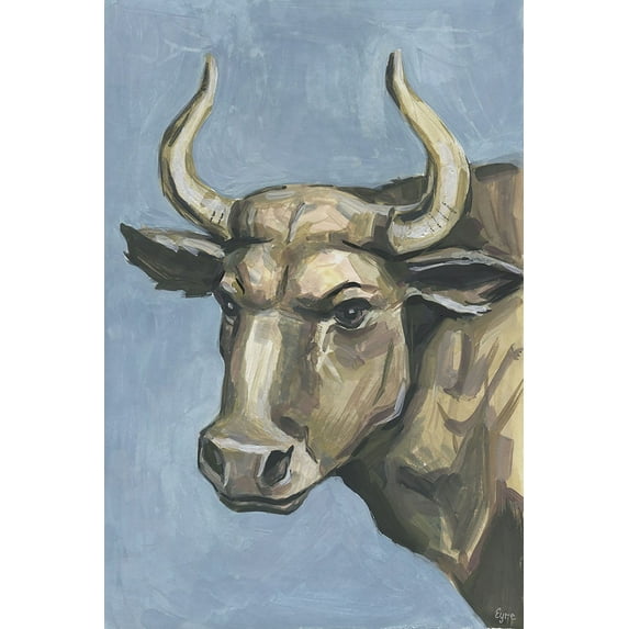 Marmont Hill Bull Attitude by Eyre Tarney Canvas Wall Art