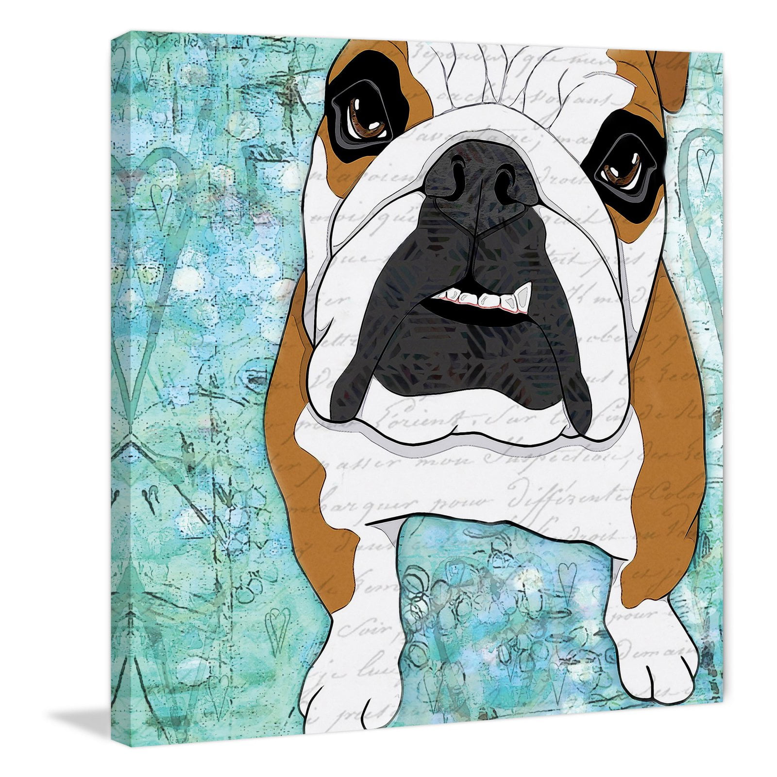 Marmont Hill Bulldog Pop Art Painting Print