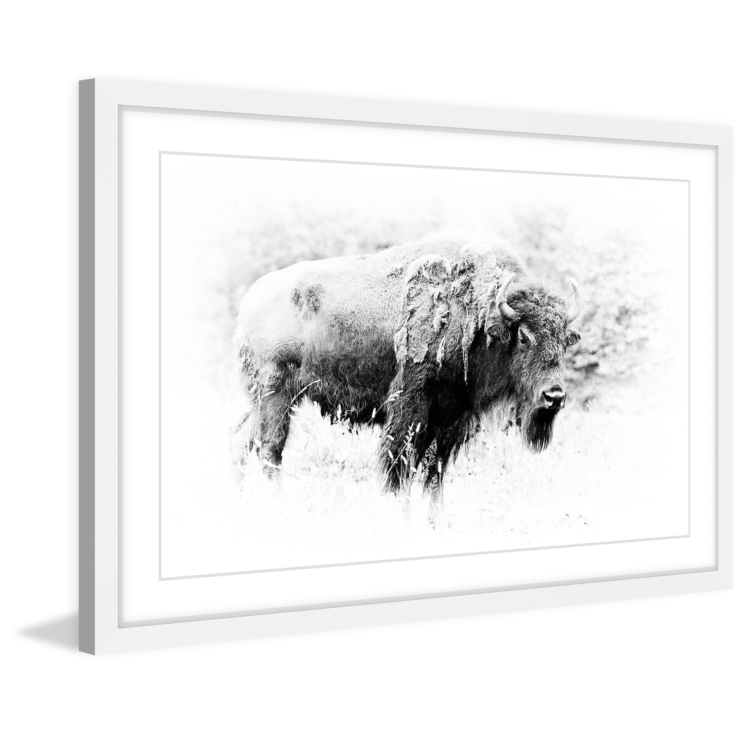 Marmont Hill "Burly Beast" Framed Painting Art Print, 45.00" x 1.50"