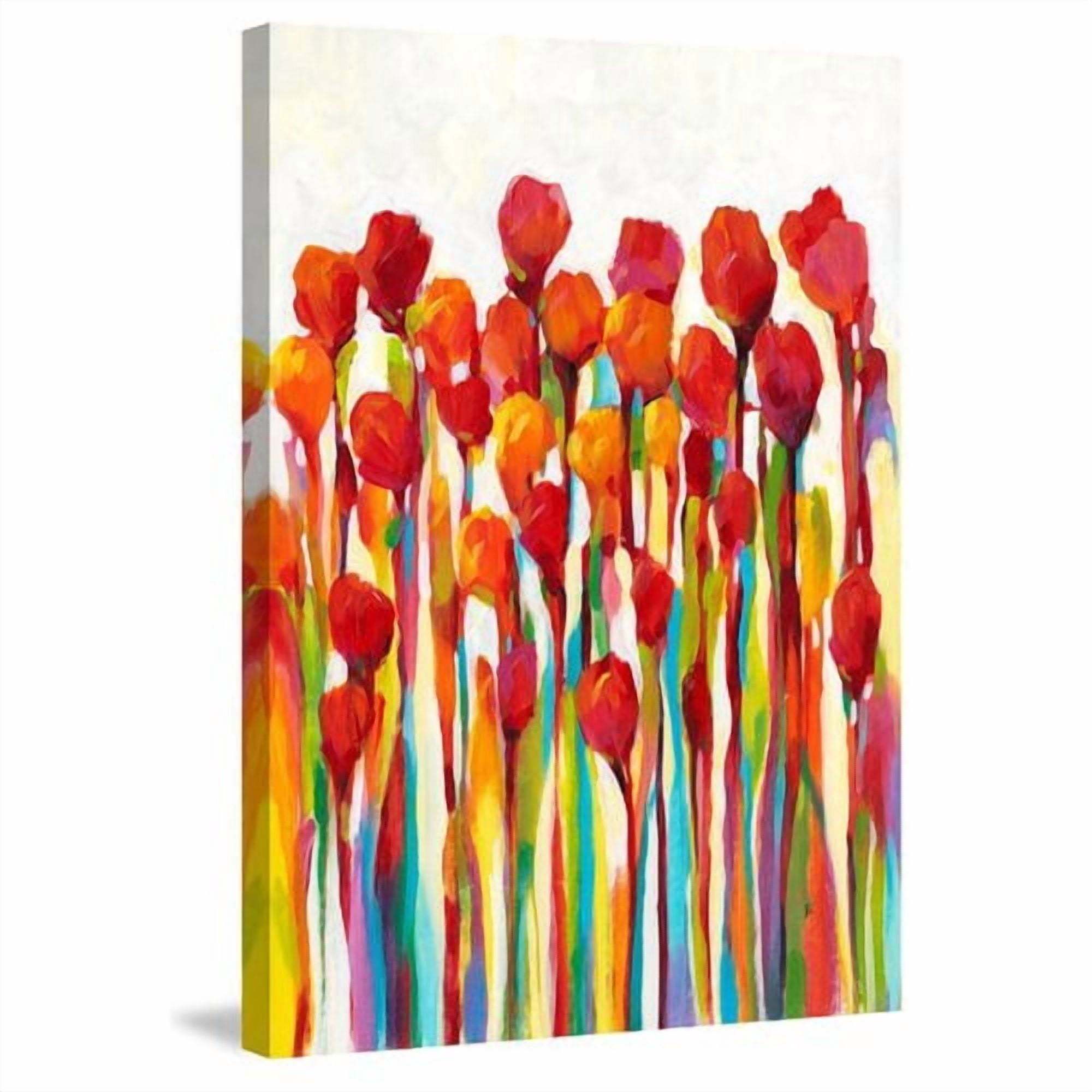 Marmont Hill ''Bursting with Color I'' Painting Print on Wrapped Canvas
