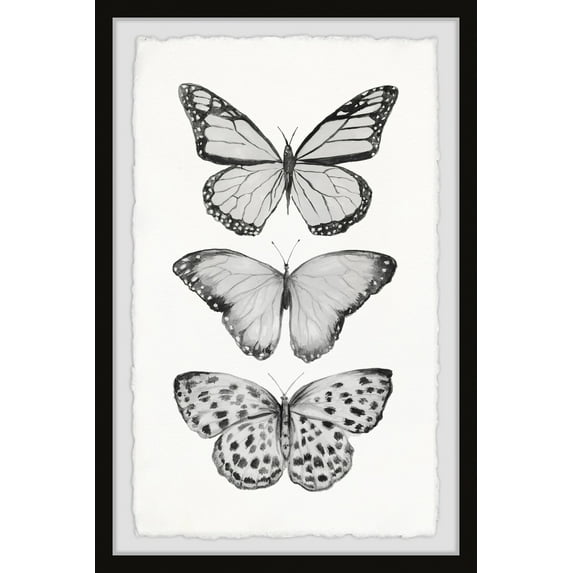 Marmont Hill Butterfly Trio II Framed Wall Art