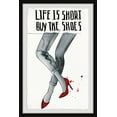 thumbnail image 1 of Marmont Hill Buy the Red Shoes Framed Wall Art, 1 of 6