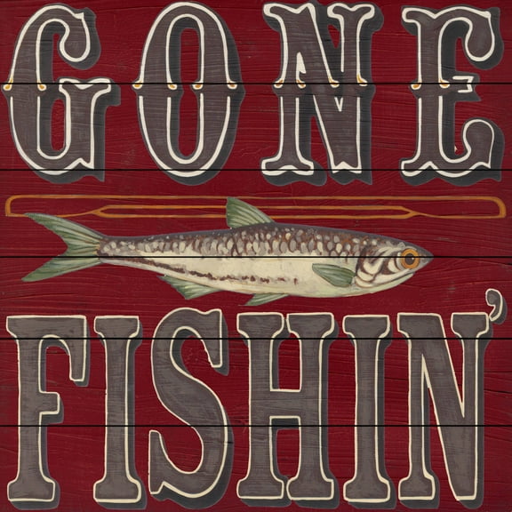 Marmont Hill "Cabin Life V" Painting Print on White Wood