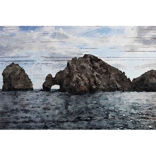Marmont Hill - "Cabo 3" by Irena Orlov Painting Print on Wrapped Canvas